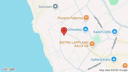 Lägenheter att hyra i Kalix - kort over placeringen