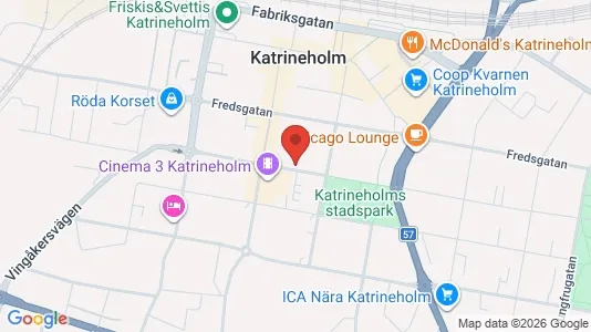 Lägenheter att hyra i Katrineholm - kort over placeringen