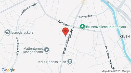 Lägenheter att hyra i Ronneby - kort over placeringen