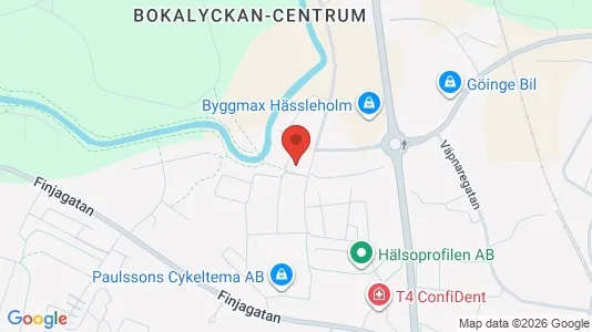 Lägenheter att hyra i Hässleholm - kort over placeringen
