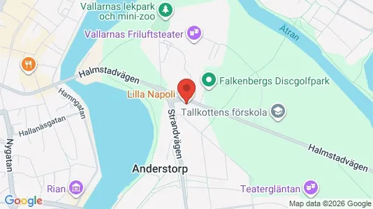 Lägenheter att hyra i Falkenberg - kort over placeringen