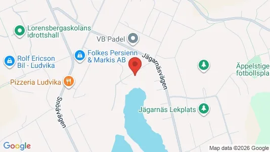 Lägenheter att hyra i Ludvika - kort over placeringen