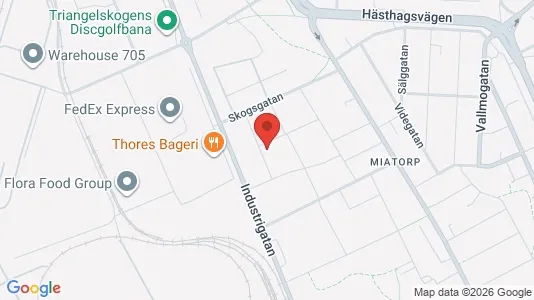 Lägenheter att hyra i Helsingborg - kort over placeringen