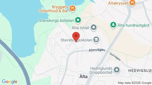 Lägenheter att hyra i Nacka - kort over placeringen