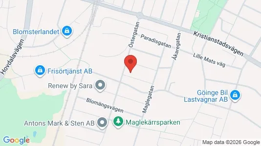 Lägenheter att hyra i Hässleholm - kort over placeringen