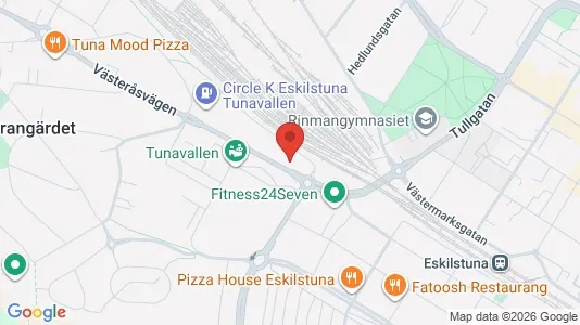 Lägenheter att hyra i Eskilstuna - kort over placeringen
