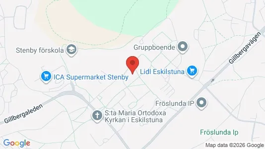 Lägenheter att hyra i Eskilstuna - kort over placeringen