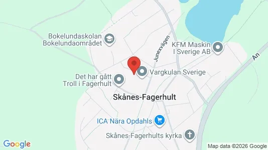 Lägenheter att hyra i Örkelljunga - kort over placeringen