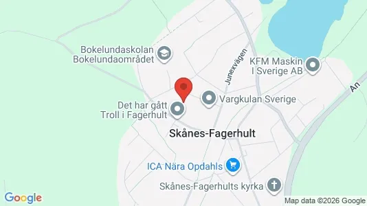 Lägenheter att hyra i Örkelljunga - kort over placeringen