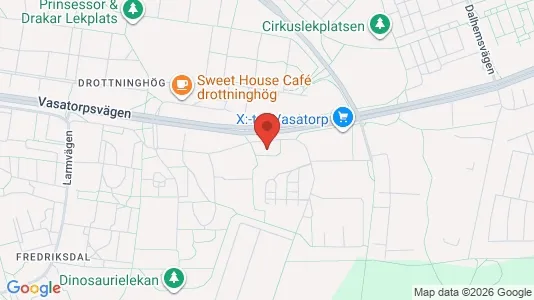 Lägenheter att hyra i Helsingborg - kort over placeringen