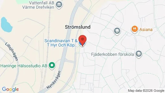 Lägenheter att hyra i Haninge - kort over placeringen