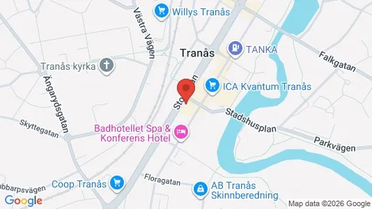 Lägenheter att hyra i Tranås - kort over placeringen