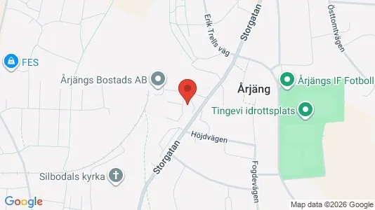 Lägenheter att hyra i Årjäng - kort over placeringen