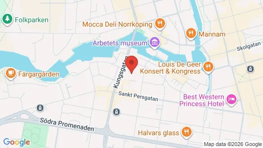 Lägenheter att hyra i Norrköping - kort over placeringen