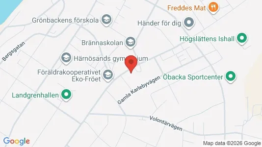 Lägenheter att hyra i Härnösand - kort over placeringen