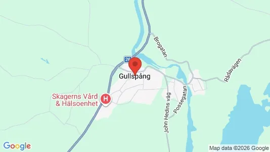 Hus att hyra i Gullspång - Bild från Google Street View