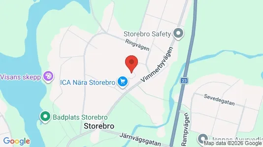 Lägenheter att hyra i Vimmerby - kort over placeringen