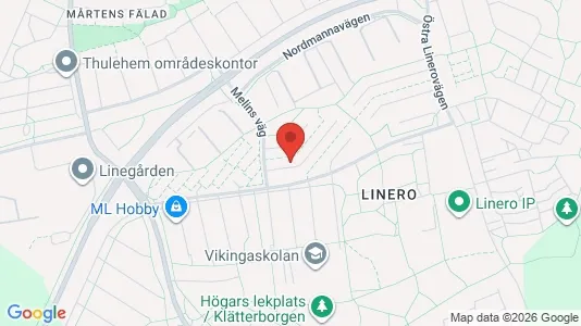 Lägenheter att hyra i Lund - kort over placeringen