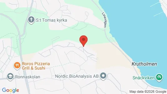 Lägenheter att hyra i Södertälje - kort over placeringen