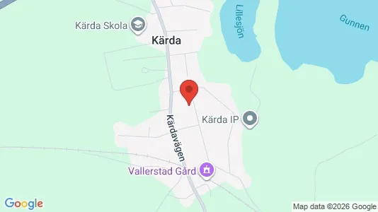 Lägenheter att hyra i Värnamo - kort over placeringen