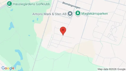 Lägenheter att hyra i Hässleholm - kort over placeringen