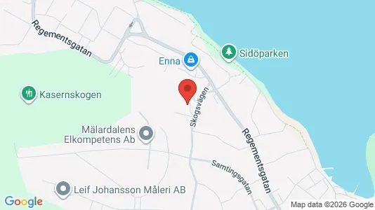 Lägenheter att hyra i Strängnäs - kort over placeringen