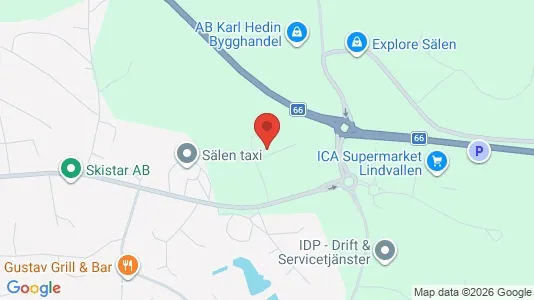 Lägenheter att hyra i Malung-Sälen - kort over placeringen