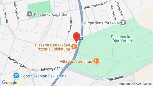 Lägenheter att hyra i Eskilstuna - kort over placeringen