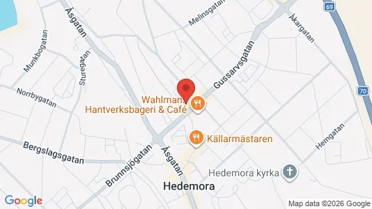 Lägenheter att hyra i Hedemora - kort over placeringen