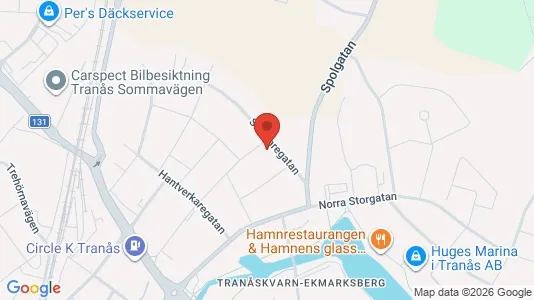Lägenheter att hyra i Tranås - kort over placeringen