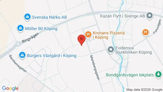 Lägenheter att hyra i Köping - kort over placeringen