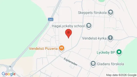 Lägenheter att hyra i Haninge - kort over placeringen
