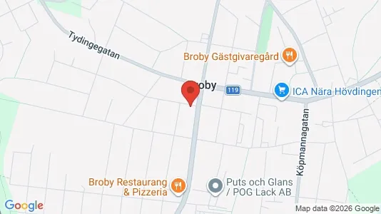 Lägenheter att hyra i Östra Göinge - kort over placeringen
