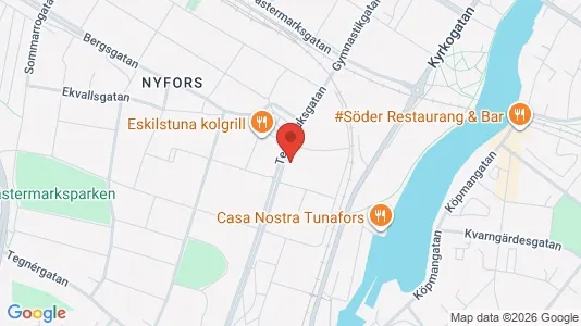 Lägenheter att hyra i Eskilstuna - kort over placeringen