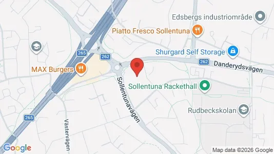 Lägenheter att hyra i Sollentuna - kort over placeringen