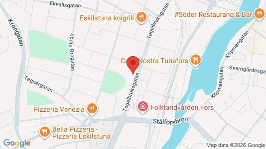Lägenheter att hyra i Eskilstuna - kort over placeringen