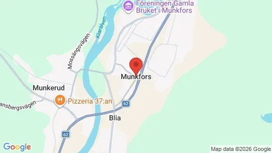 Hus att hyra i Munkfors - kort over placeringen