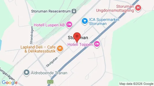 Lägenheter att hyra i Storuman - Bild från Google Street View