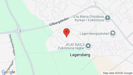 Lägenheter att hyra i Eskilstuna - kort over placeringen