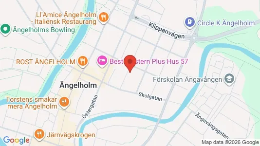 Lägenheter att hyra i Ängelholm - kort over placeringen