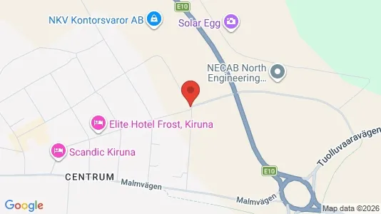 Lägenheter att hyra i Kiruna - Bild från Google Street View