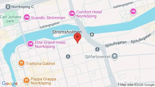 Lägenheter att hyra i Norrköping - kort over placeringen