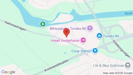 Lägenheter att hyra i Falkenberg - kort over placeringen