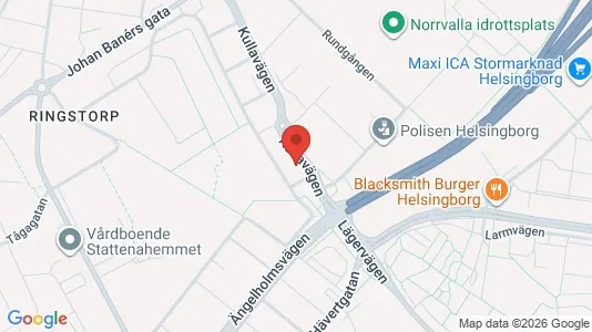 Lägenheter att hyra i Helsingborg - kort over placeringen