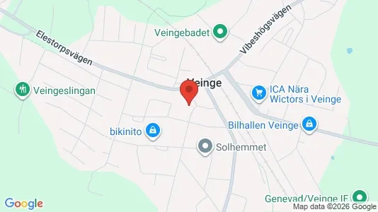 Lägenheter att hyra i Laholm - kort over placeringen