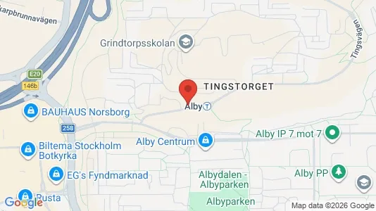 Lägenheter att hyra i Botkyrka - kort over placeringen