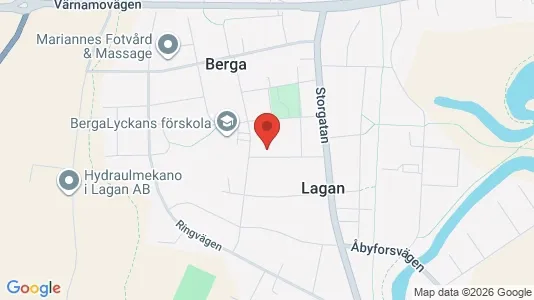 Lägenheter att hyra i Ljungby - kort over placeringen