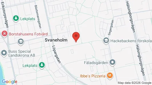 Lägenheter att hyra i Landskrona - kort over placeringen