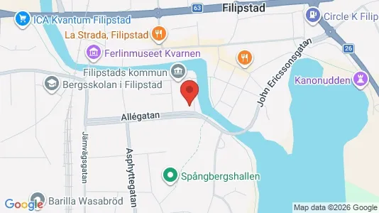 Lägenheter att hyra i Filipstad - Bild från Google Street View