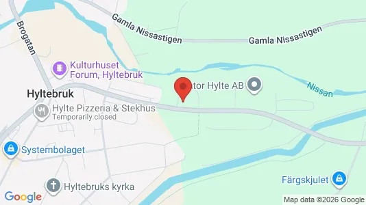 Lägenheter att hyra i Hylte - kort over placeringen